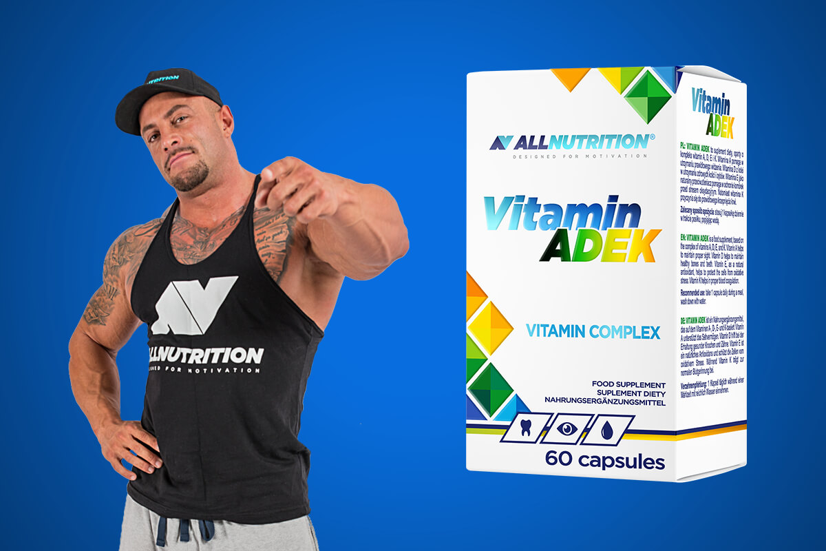 19 PLN • Vitamin Adek 60 kapsułek - ALLNUTRITION • NAJTANIEJ • Sklep SFD